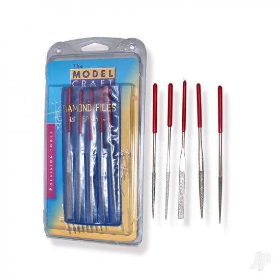 Modelcraft Diamond Needle Files (Set of 5) (Pfl6002)