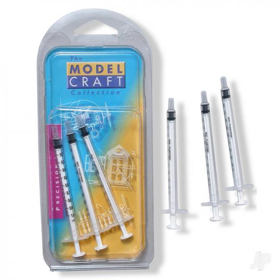 Modelcraft 3x1ml Syringes (Pol1001/3)