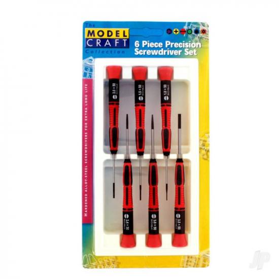 Modelcraft PSD1600 6pc Slotted Screw Driver Set