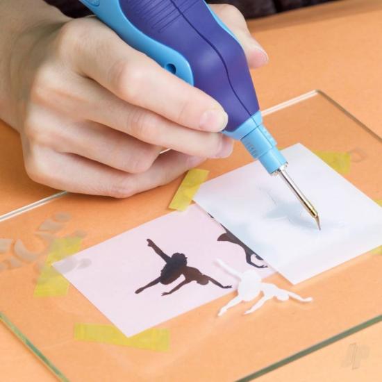 Modelcraft Styrosten Hot Wire Cutter, Hot Knife + Stencil Burner