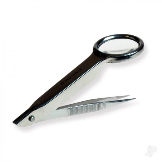Modelcraft Magnifier Tweezers (PTw1125)