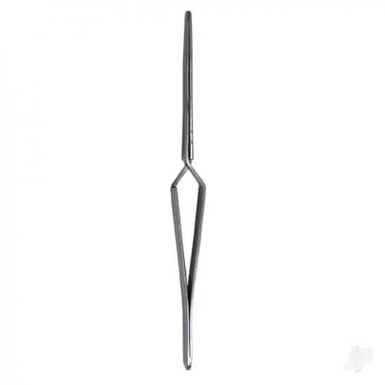 Modelcraft Straight Tip Reverse Action Blunt End Tweezers (160mm) (PTW1126)