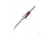 Modelcraft Reverse Action Tweezers Curved Tip/Fibre Grip (160mm) (PTW1128)