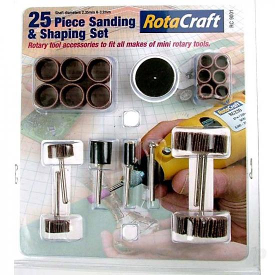 Modelcraft R/C9001 25pc Sanding + Shaping Set