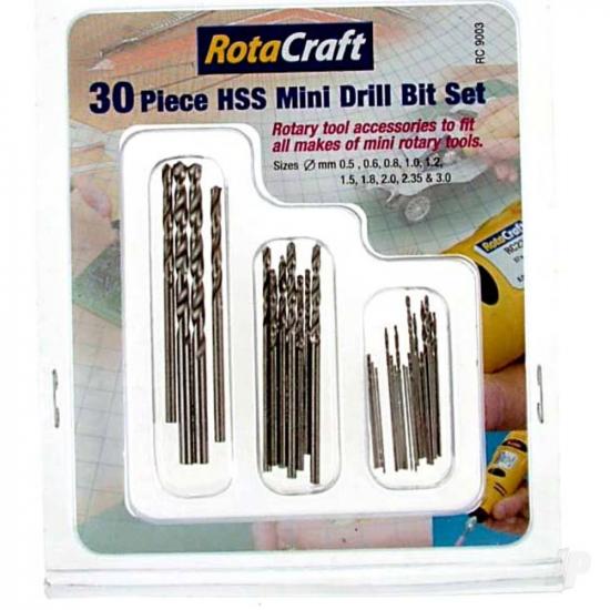 Modelcraft R/C9003 30pc HSS Mini Drill Bit Set