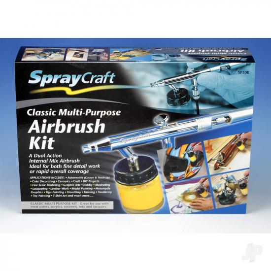 Spraycraft SP50K Multi Purpose Airbrush Kit (Dual Action)