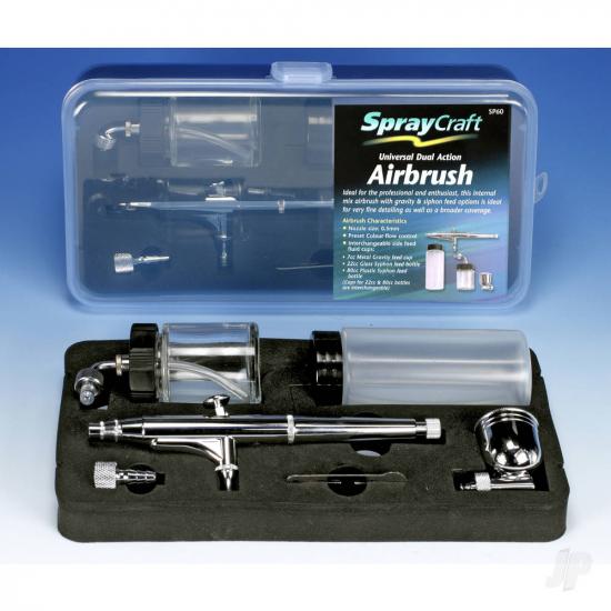Spraycraft SP60 Universal Dual Action Airbrush Set