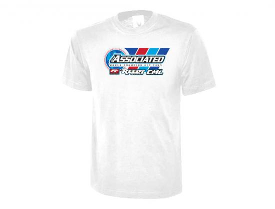 Team Associated / Reedy / FT / CML Team T-Shirt - White Xxx-Large