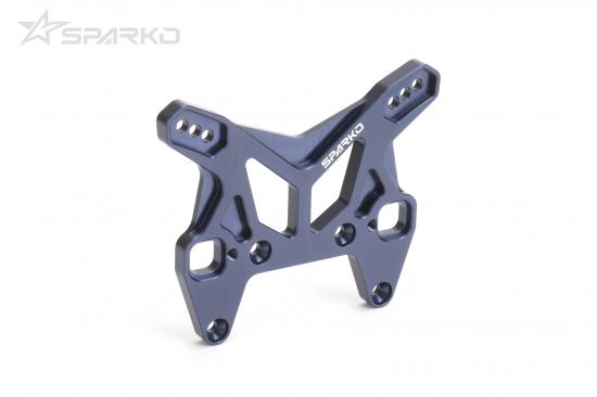 Sparko F8 7075Aluminum Front Shock Tower (Dark Blue)
