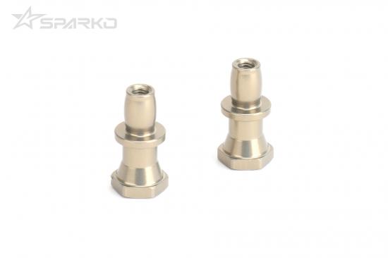 Sparko F8 Shock Ball Stud Offset 1mm for Front (2)