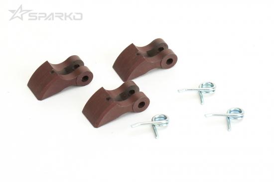 Sparko F8 Aluminium Clutch Shoes & 1.0mm Spring (3pcs)