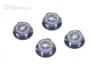 Sparko F8 7075 17mm Aluminium Covered Serrated Wheel Nut (4)