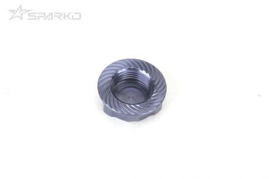 Sparko F8 7075 17mm Aluminium Covered Serrated Wheel Nut (4)
