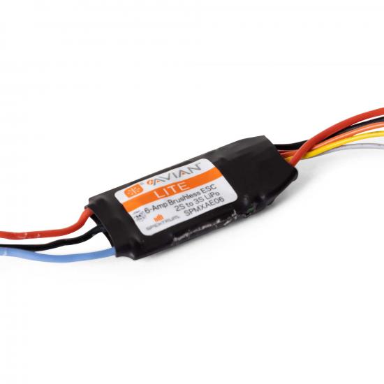 Avian 6-AMP Smart Lite BL ESC 2S-3S UMX 3-Pin