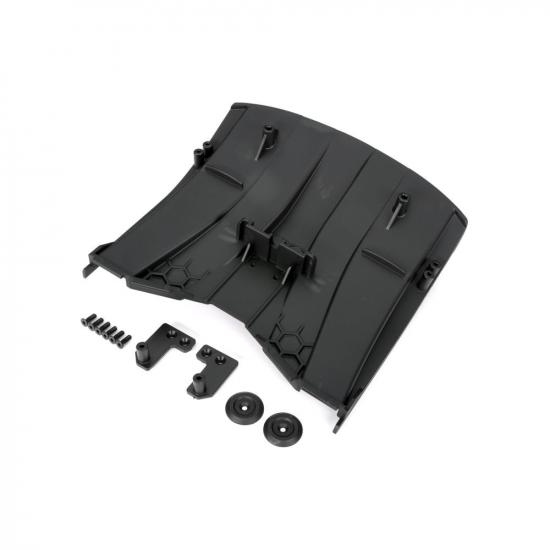 Traxxas Diffuser, rear/ diffuser wing (left + right)/ washers (2)/ 3x10mm CCS (6)