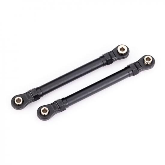 Traxxas Toe links, front (moulded composite) (2)/ hollow balls (4) (77mm center to center)