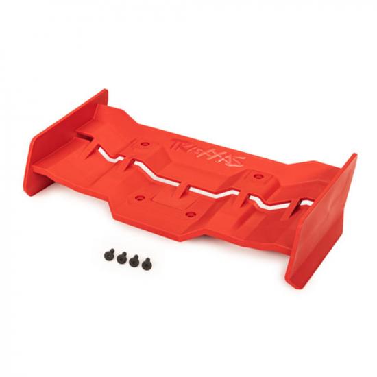 Traxxas Wing, red/ 4x12mm FCS (4)
