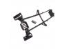 Traxxas Battery hold-down mounts, left (2)/ right (2)/ 4x15mm CCS (4)