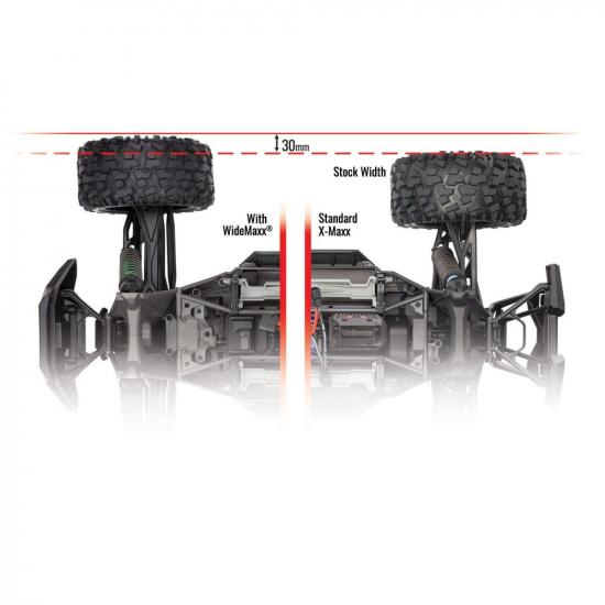 Traxxas X-MAXX WideMaxx Suspension Kit - Black