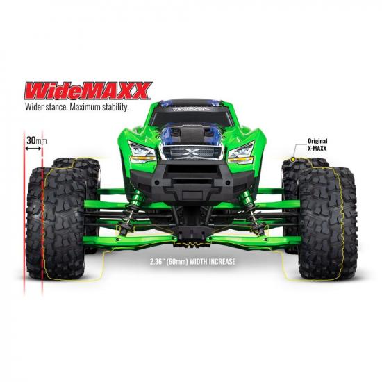 Traxxas X-MAXX WideMaxx Suspension Kit - Black