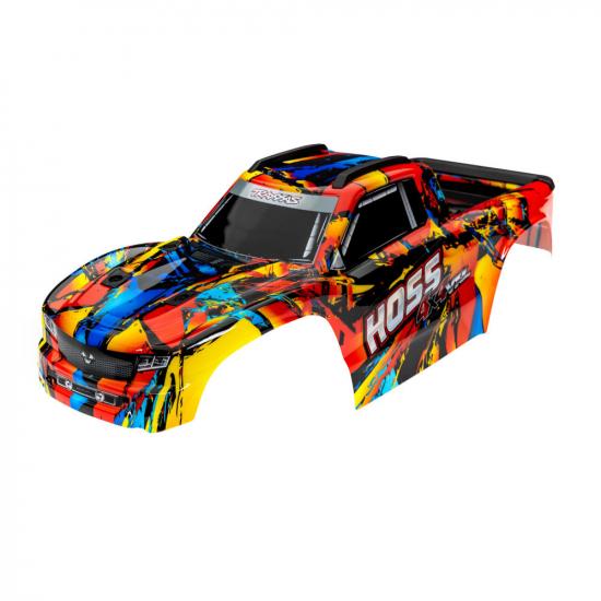 Traxxas TRX9011R Traxxas Body, Hoss 4X4 VXL, Solar Flare (painted