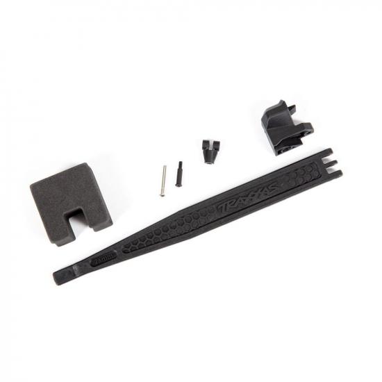 Traxxas Battery hold-down / battery clip / hold-down post / screw pin / pivot post screwith foam spacer