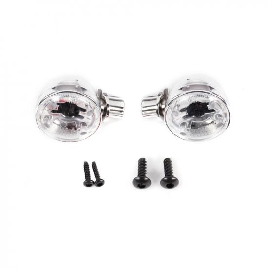 Traxxas Headlight housings (left + right) / headlight lens (2) / 26x8 BCS (2) / 16x7 BCS (self-tapping) (2) (fits 9333 or 9335 body)