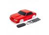 Traxxas Body, Ford Mustang, Fox Body, red (painted, decals applied) (includes side mirrors, wing, wing retainer, rear body mount posts, foam body bumper, + mounting hardware)