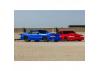 Traxxas Body, Ford Mustang, Fox Body, red (painted, decals applied) (includes side mirrors, wing, wing retainer, rear body mount posts, foam body bumper, + mounting hardware)
