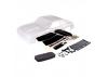 Traxxas Body, Ford Mustang, Fox Body (clear, requires painting)/ window masks/ decal sheet