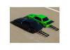 Traxxas Body, Ford Mustang, Fox Body (clear, requires painting)/ window masks/ decal sheet