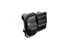 Traxxas Differential cover, front or rear (black chrome) (2)