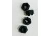 Traxxas Wheel hubs, 7mm hex (4)/ axle pins (4)