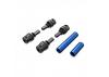 Traxxas Driveshafts, center, female, 6061-T6 aluminium (blue-anodised) (front + rear) (for use with 9751 metal center driveshafts)