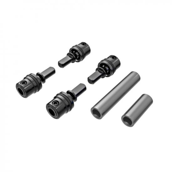 Traxxas Driveshafts, center, female, 6061-T6 aluminium (dark titanium-anodised) (front + rear) (for use with 9751 metal center driveshafts)