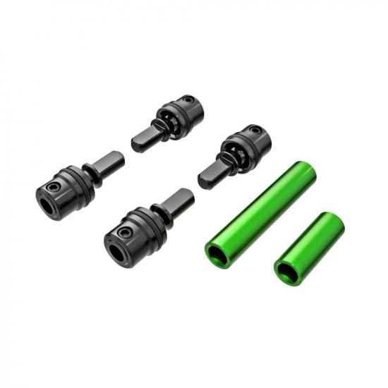 Traxxas Driveshafts, center, female, 6061-T6 aluminium (green-anodised) (front + rear) (for use with 9751 metal center driveshafts)