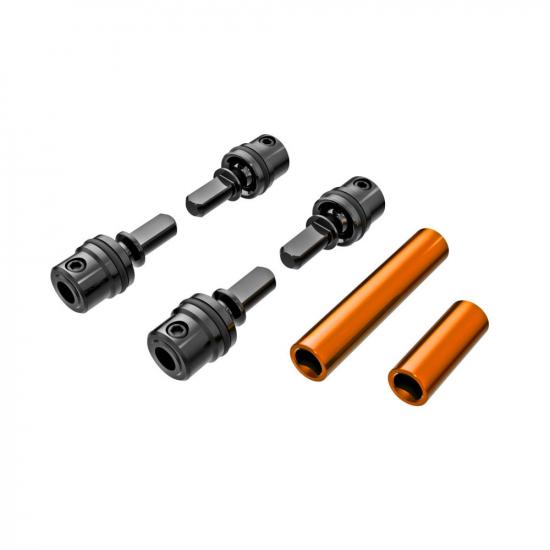 Traxxas Driveshafts, center, female, 6061-T6 aluminium (orange-anodised) (front + rear) (for use with 9751 metal center driveshafts)