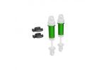 Traxxas Body, GTM Shock, 6061-T6 Aluminium (green-anodised) (includes spring pre-load spacers) (2)