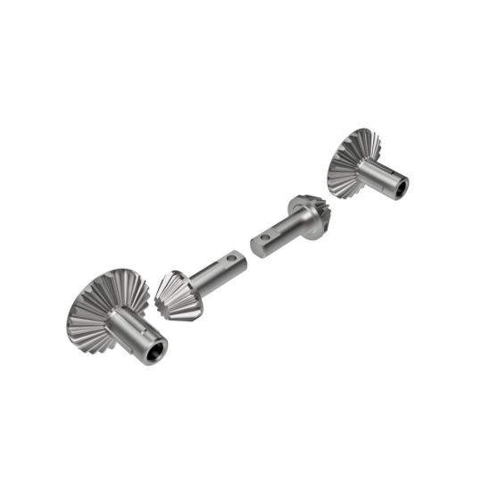 Traxxas Gears, axle (metal, front + rear)