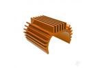 Traxxas Heat sink, Titan 87T motor (6061-T6 Aluminium, orange-anodised)