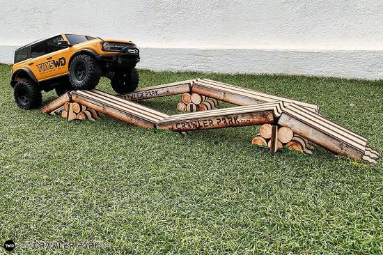 CML Racing Crawler Park Axes Crossing Obstacle 1:10 Crawler Circuit