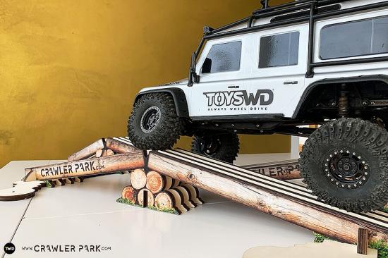 CML Racing Crawler Park Axes Crossing Obstacle 1:10 Crawler Circuit
