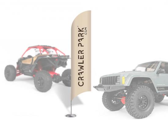 Crawler Park 1:10 Scale Beach Flags (2Pcs)