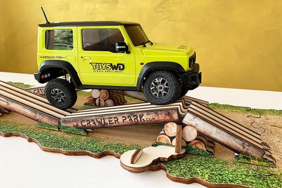 ToysWD Axes Crossing Obstacle For 1/24 RC Crawler Park Circuit