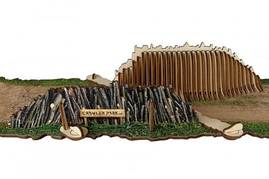 ToysWD Double-Face Obstacle For 1/24 RC Crawler Park Circui