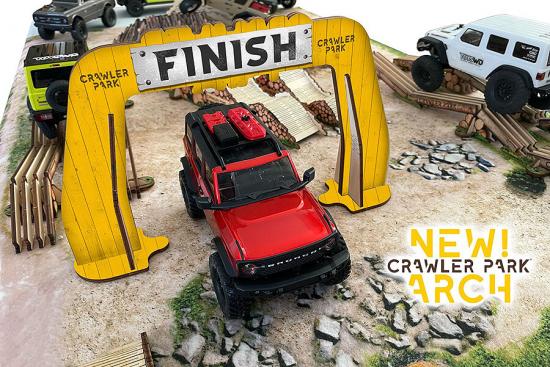 CML Racing Crawler Park Start/Finish Arch 1/24 RC Crawler Park Circuit