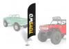 Crawler Park Toyswd 1/24Th Scale Beach Flags (2Pcs)