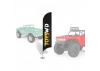 Crawler Park Toyswd 1/24Th Scale Beach Flags (2Pcs)