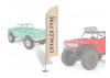 Crawler Park 1/24Th Scale Beach Flags (2Pcs)