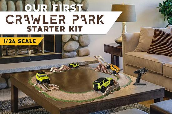 ToysWD Starter Kit Circuit RC Crawler Park 1/24